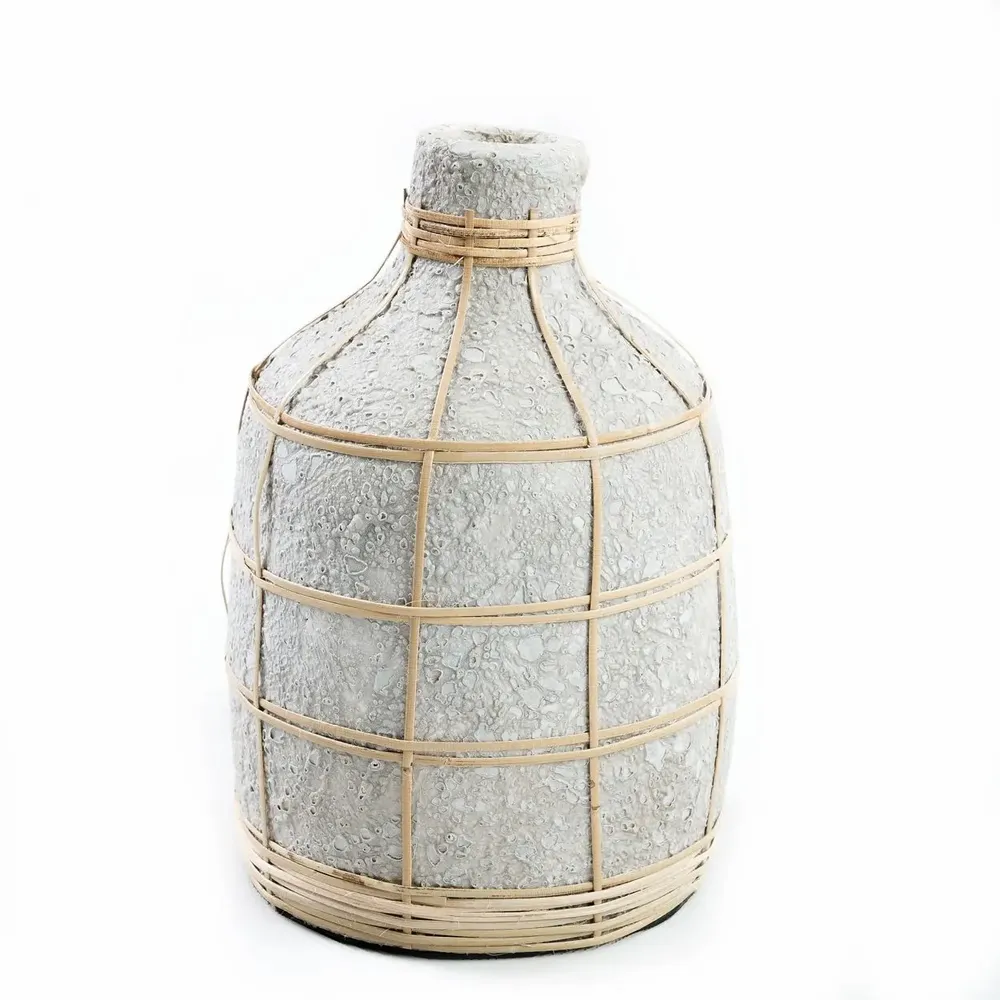 Vases - The Whoopy Vase - Concrete Natural - M - BAZAR BIZAR LIVING