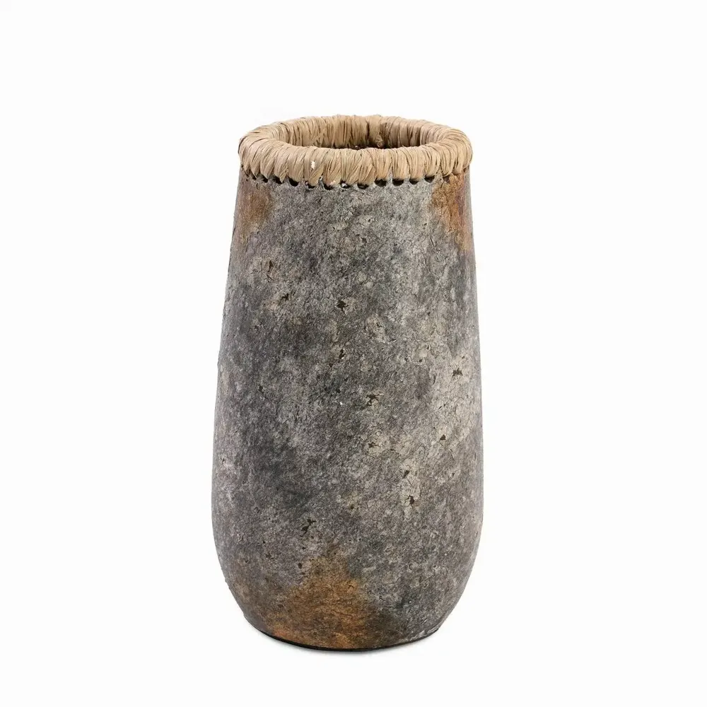 Vases - The Sneaky Vase - Antique Grey - M - BAZAR BIZAR LIVING