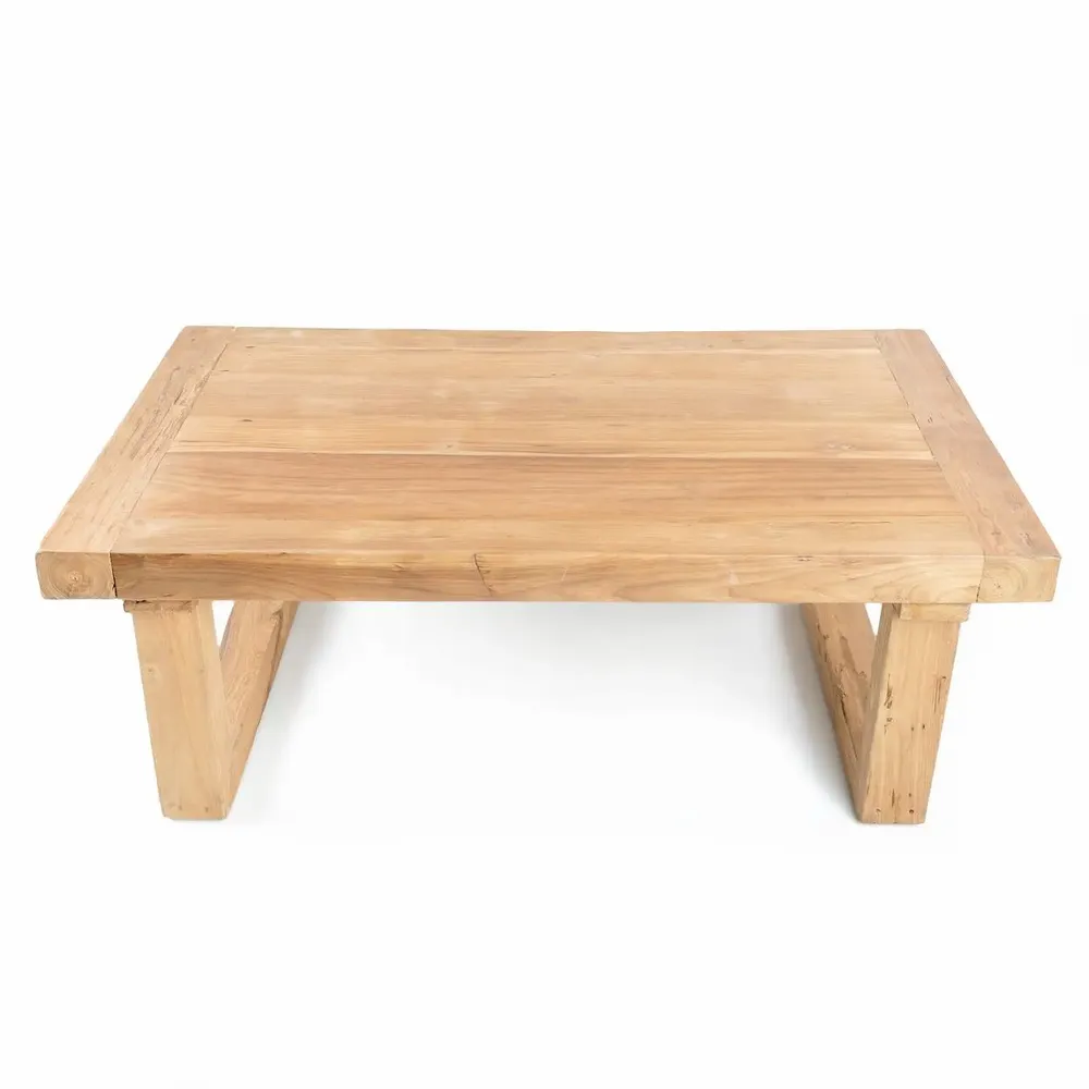 Coffee tables - The Reclaimed Teak Coffee Table - Natural - BAZAR BIZAR LIVING