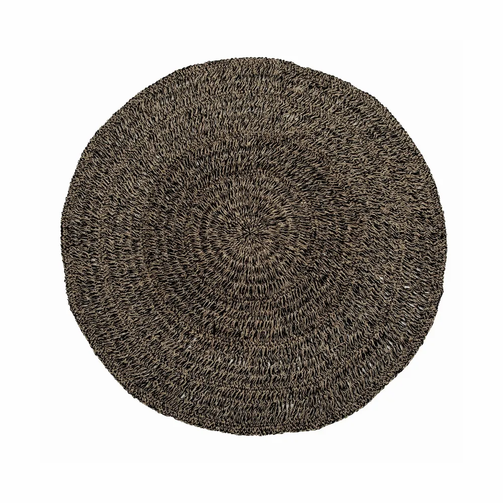 Tapis - Le Tapis Seagrass - Naturel Noir - 150 - BAZAR BIZAR LIVING