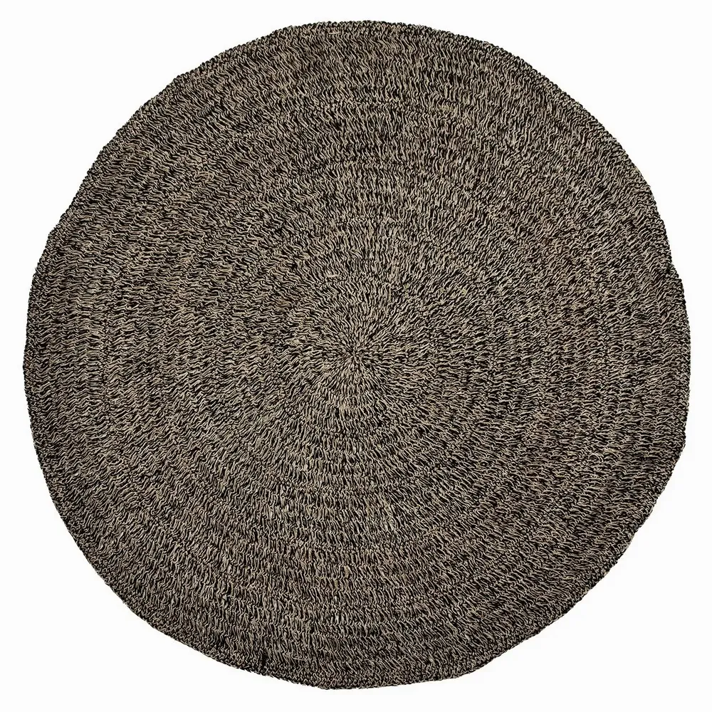 Rugs - The Seagrass Carpet - Natural Black - 200 - BAZAR BIZAR LIVING