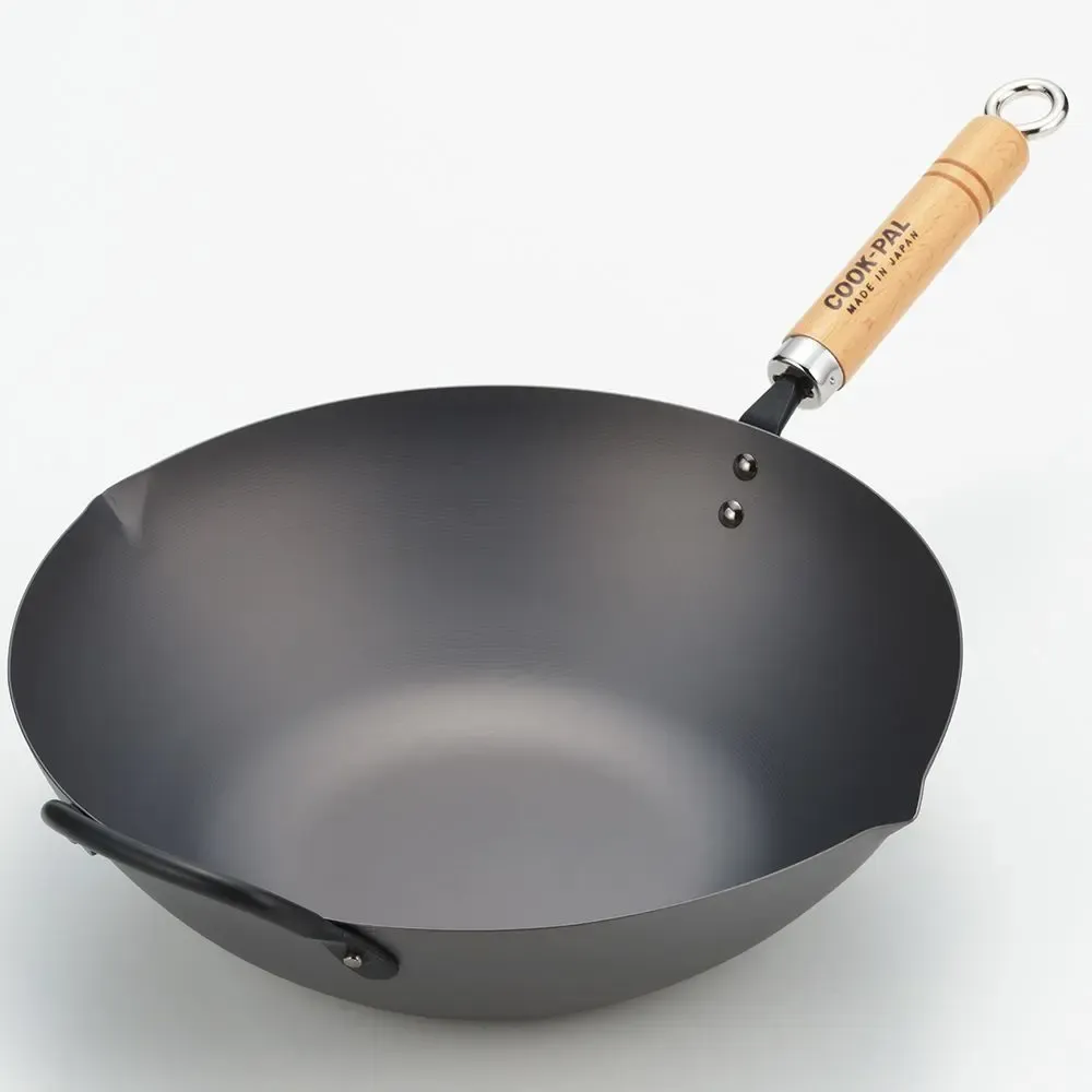 Frying pans - Ø360 steel pan and wok - Beijing/YOSHIKAWA collection - ABINGPLUS