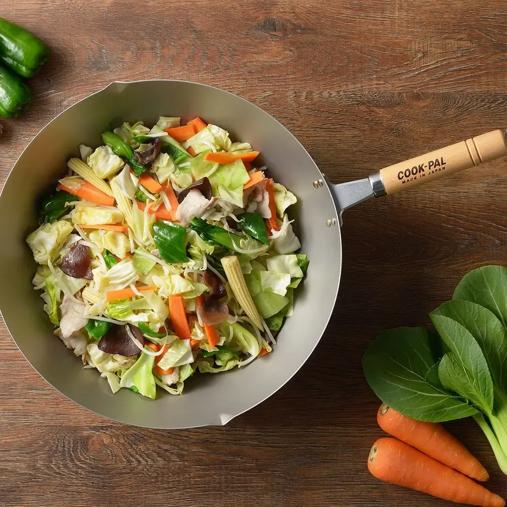 Frying pans - Ø360 Titanium Frying Pan and Wok/YOSHIKAWA - ABINGPLUS