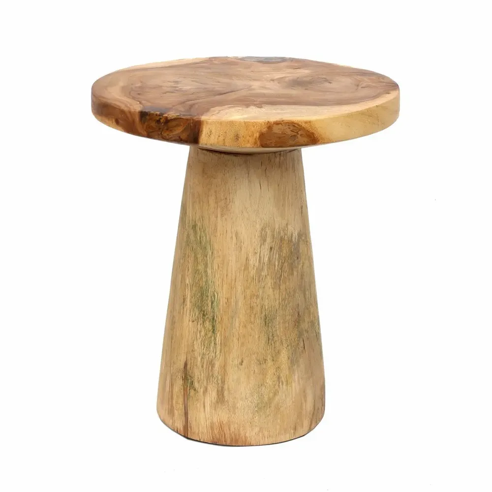 Autres tables  - La Table D'appoint Timber Conic - Naturel - 50 - BAZAR BIZAR LIVING