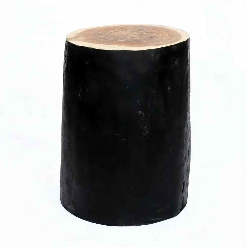 Stools - The Tribe Stool - Natural Black - BAZAR BIZAR LIVING