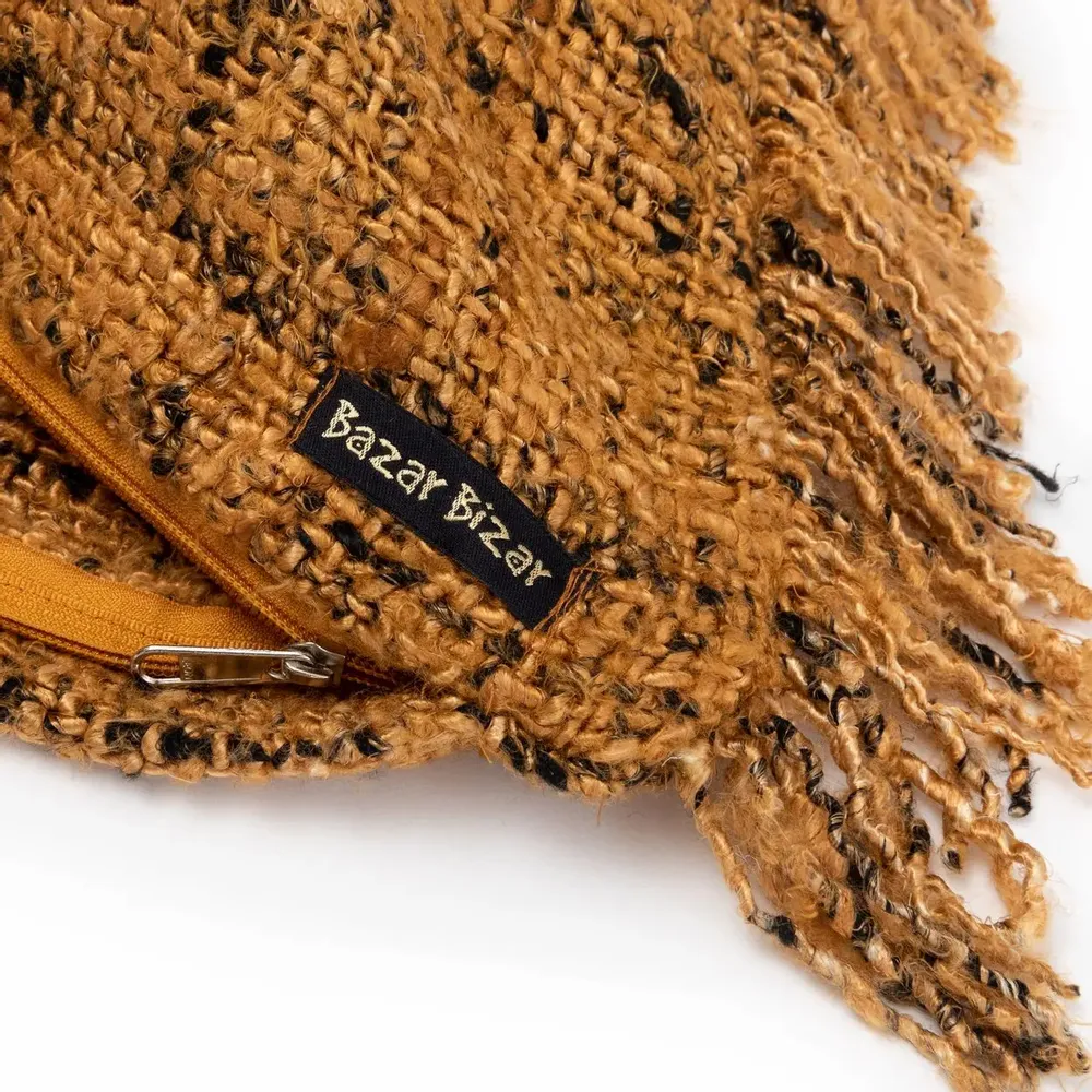 Coussins - La Housse De Coussin Oh My Gee - Cannelle Noire - 60x60 - BAZAR BIZAR LIVING