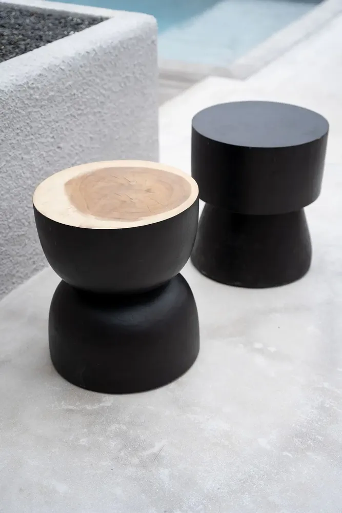 Stools - The Warmi Stool - Black - BAZAR BIZAR LIVING