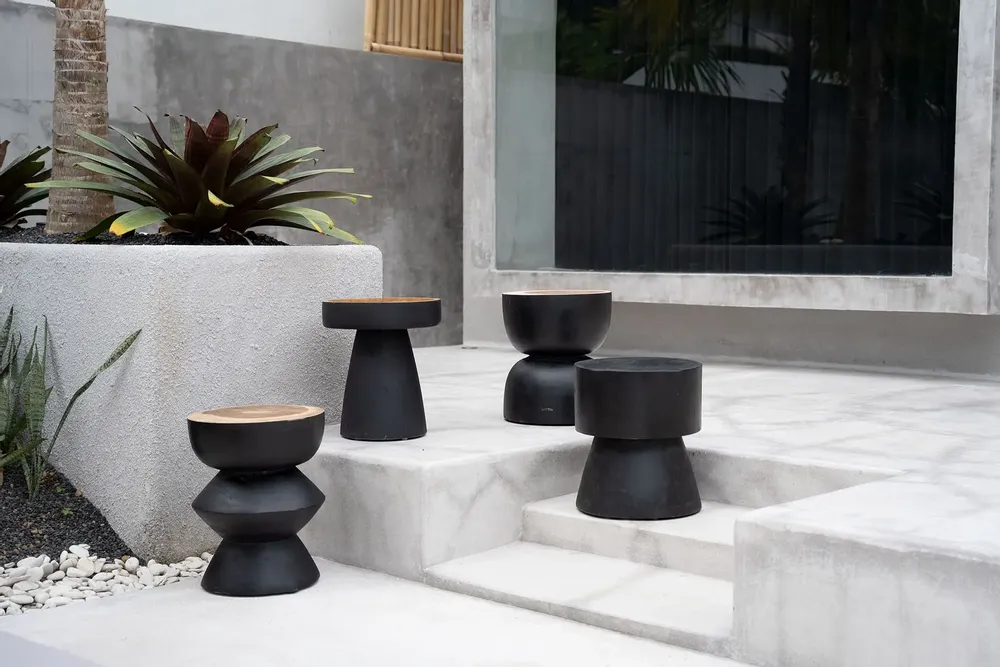 Stools - The Warmi Stool - Black - BAZAR BIZAR LIVING