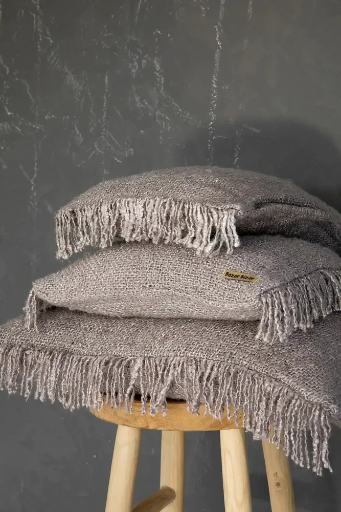 Coussins - La Housse De Coussin Oh My Gee - Gris Perle - 40x40 - BAZAR BIZAR LIVING