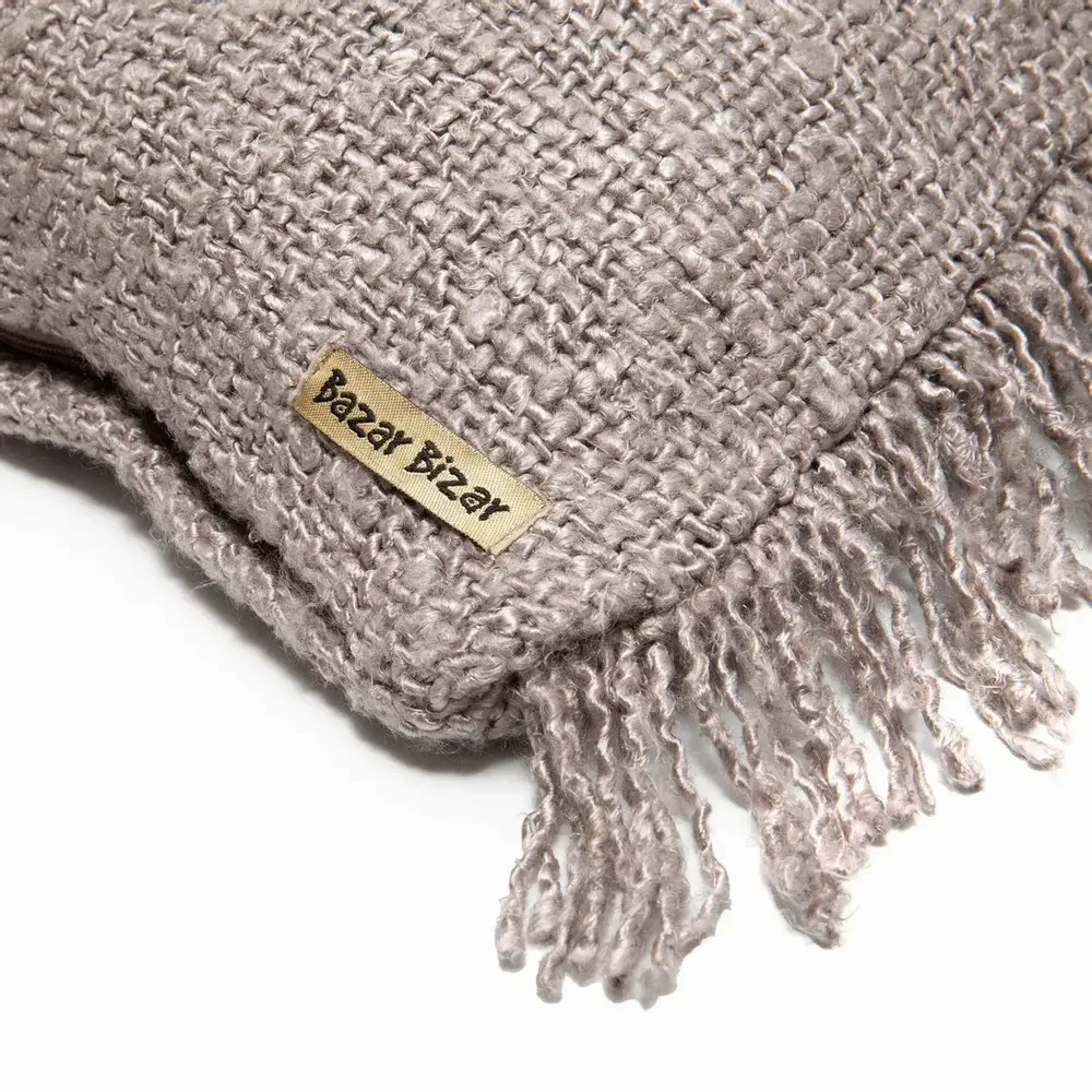 Coussins - La Housse De Coussin Oh My Gee - Gris Perle - 40x40 - BAZAR BIZAR LIVING