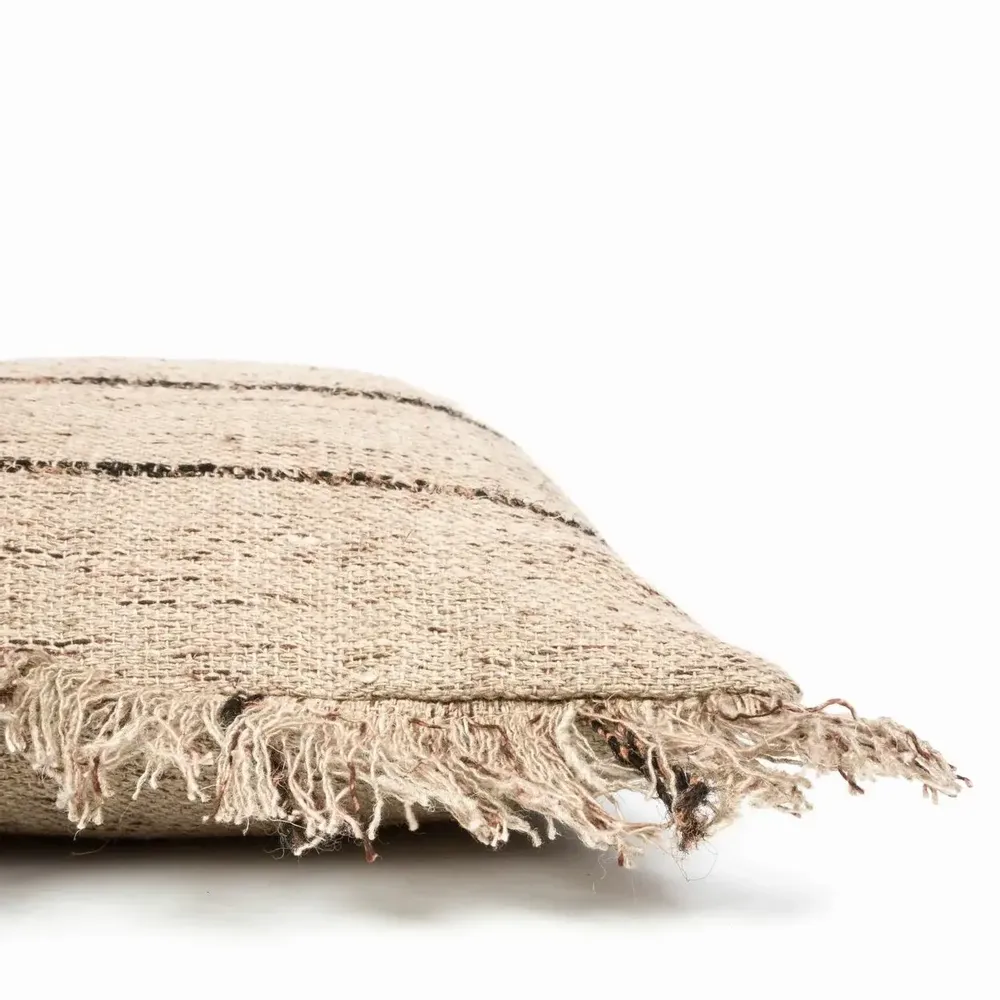 Cushions - The Oh My Gee Cushion Cover - Beige Black - 60x60 - BAZAR BIZAR LIVING