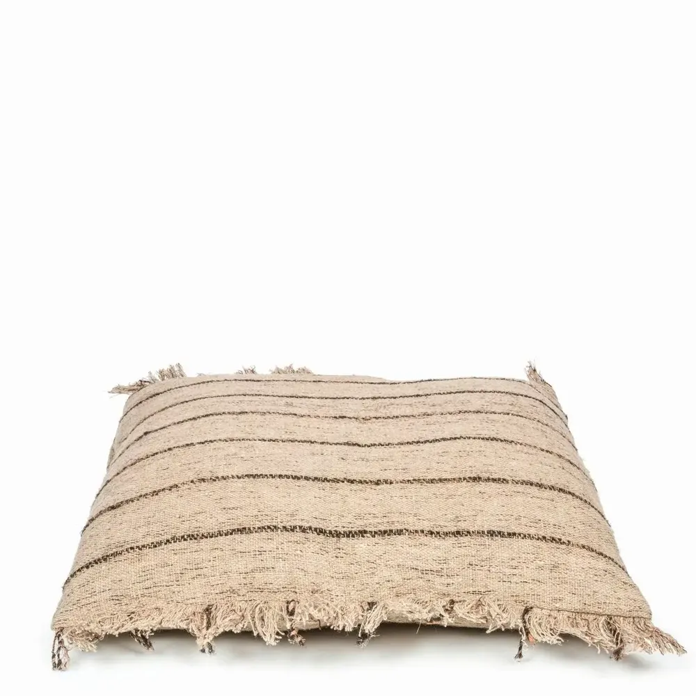 Cushions - The Oh My Gee Cushion Cover - Beige Black - 60x60 - BAZAR BIZAR LIVING