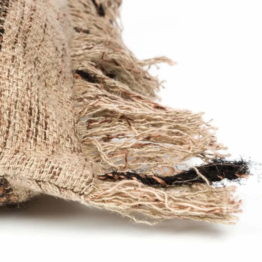 Coussins - La Housse De Coussin Oh My Gee - Noir Beige - BAZAR BIZAR LIVING