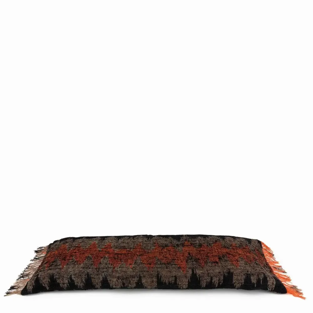 Cushions - The Oh My Gee Cushion Cover - Black Orange - 35x100 - BAZAR BIZAR LIVING