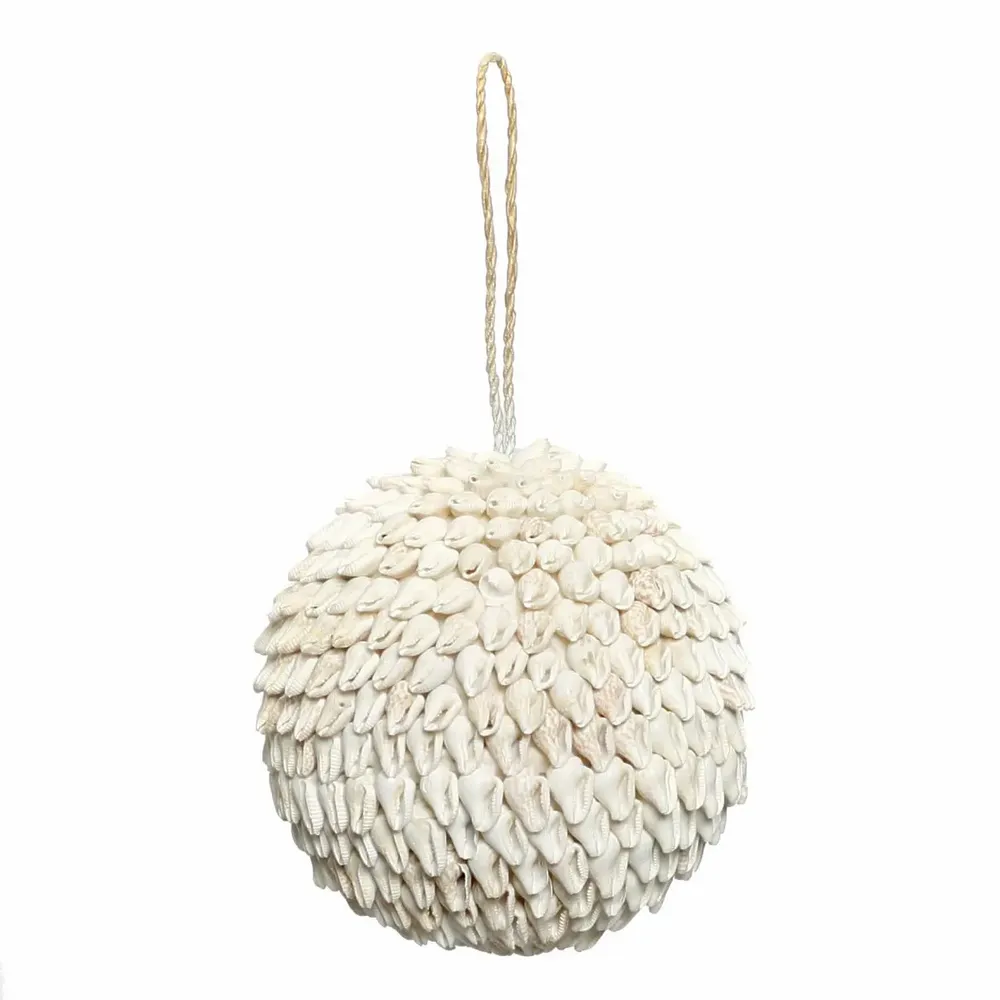 Decorative objects - The Bubble Shell Ball - White - L - BAZAR BIZAR LIVING