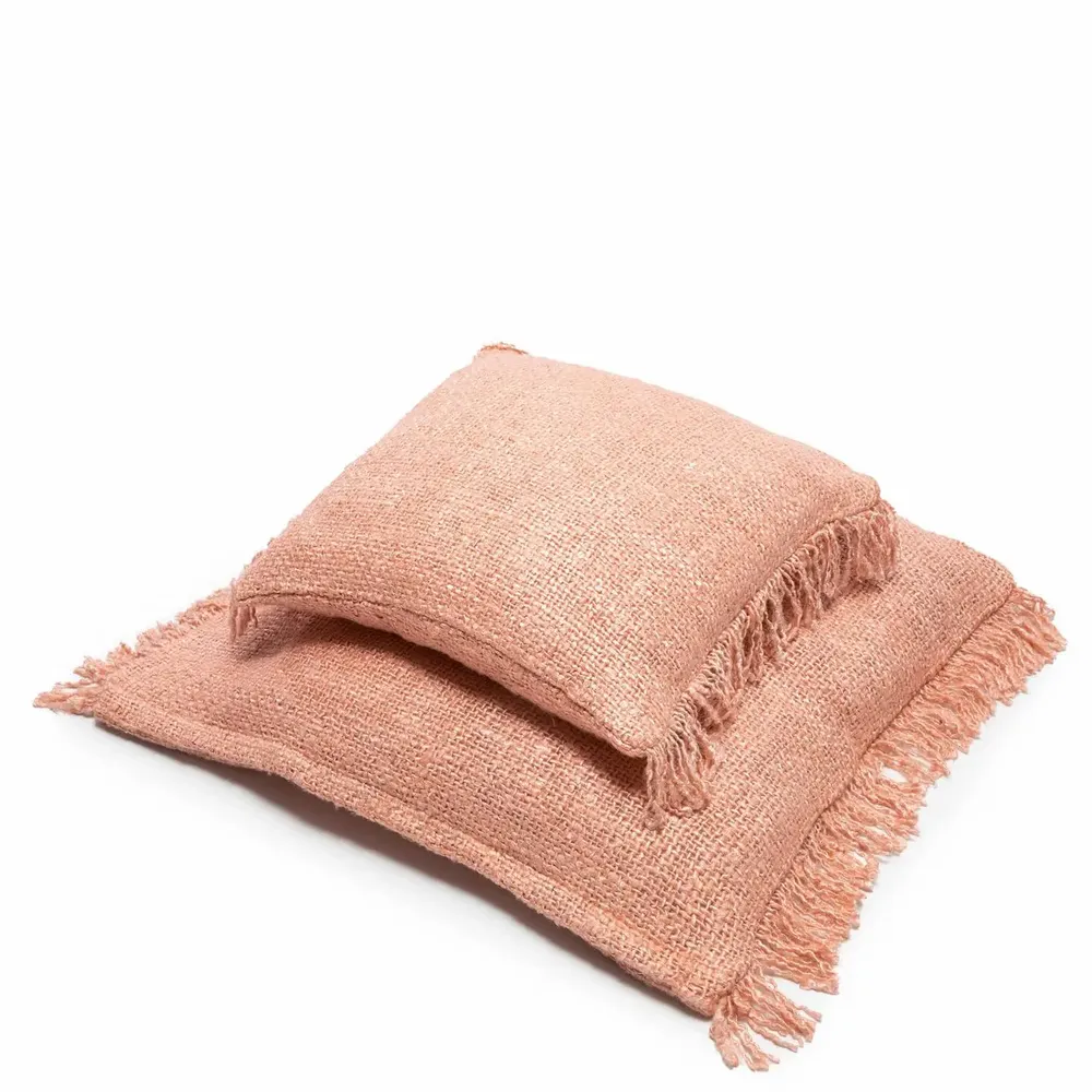 Coussins - La Housse De Coussin Oh My Gee - Rose Saumon - 40x40 - BAZAR BIZAR LIVING