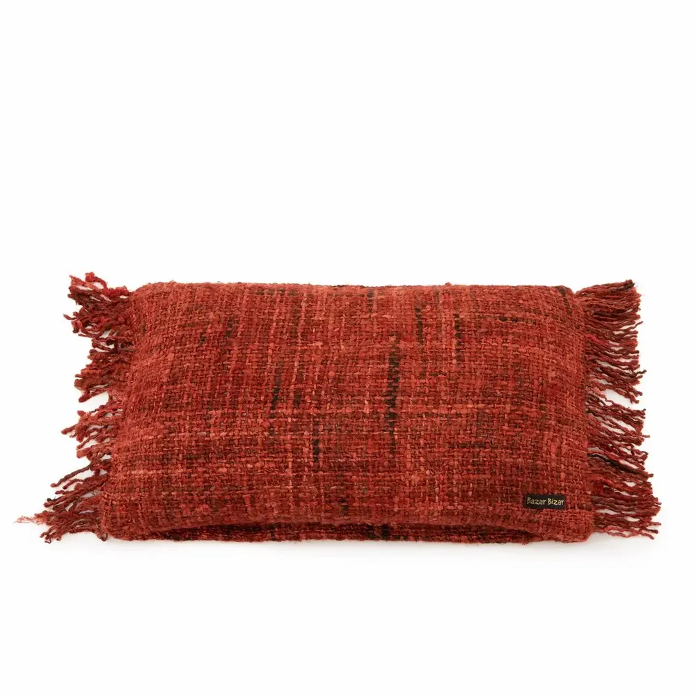 Cushions - The Oh My Gee Cushion Cover - Cherry Red - 30x50 - BAZAR BIZAR LIVING