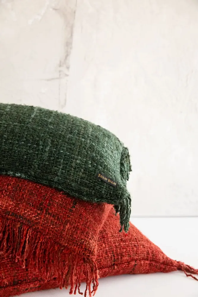 Cushions - The Oh My Gee Cushion Cover - Cherry Red - 30x50 - BAZAR BIZAR LIVING