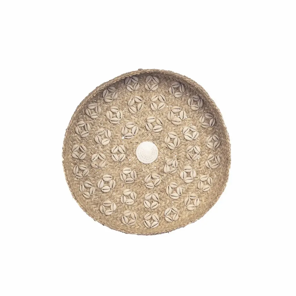 Other wall decoration - The Caribe Shell Plate - Natural White - M - BAZAR BIZAR LIVING