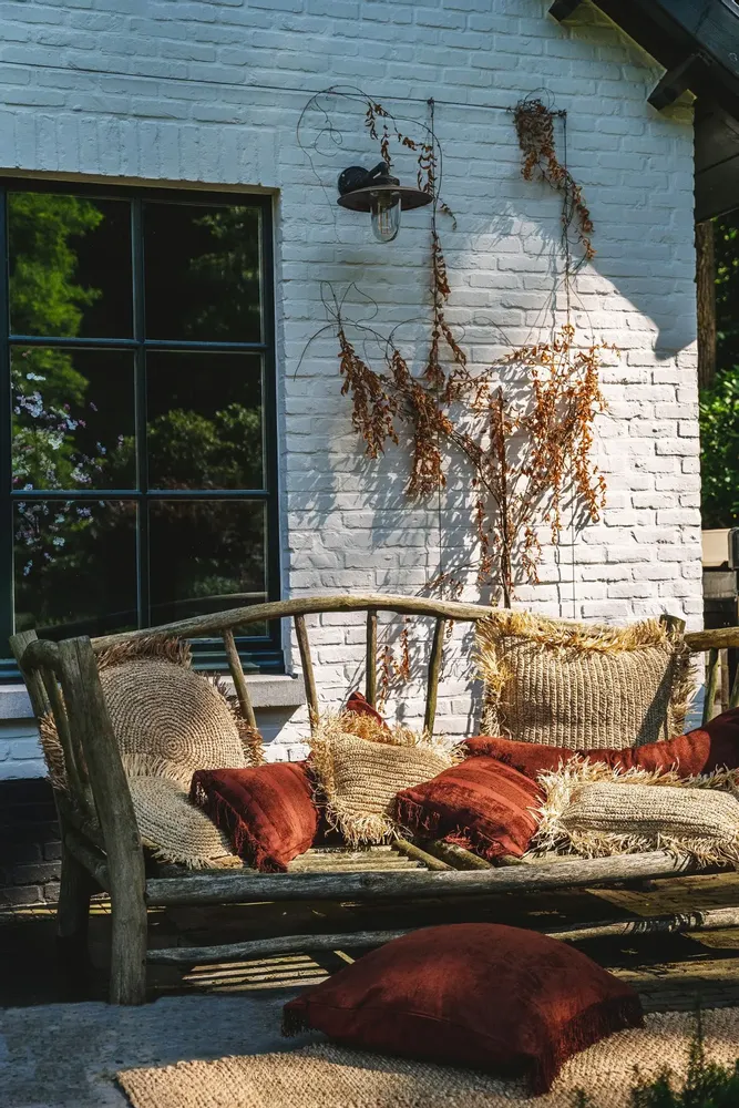 Coussins - La Housse de Coussin Oh My Gee - Velours Bourgogne - 30x50 - BAZAR BIZAR LIVING