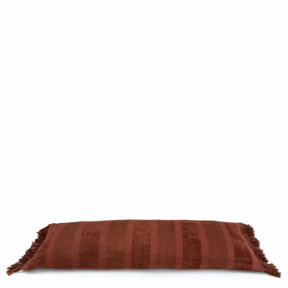 Cushions - The Oh My Gee Cushion Cover - Burgundy Velvet - 35x100 - BAZAR BIZAR LIVING