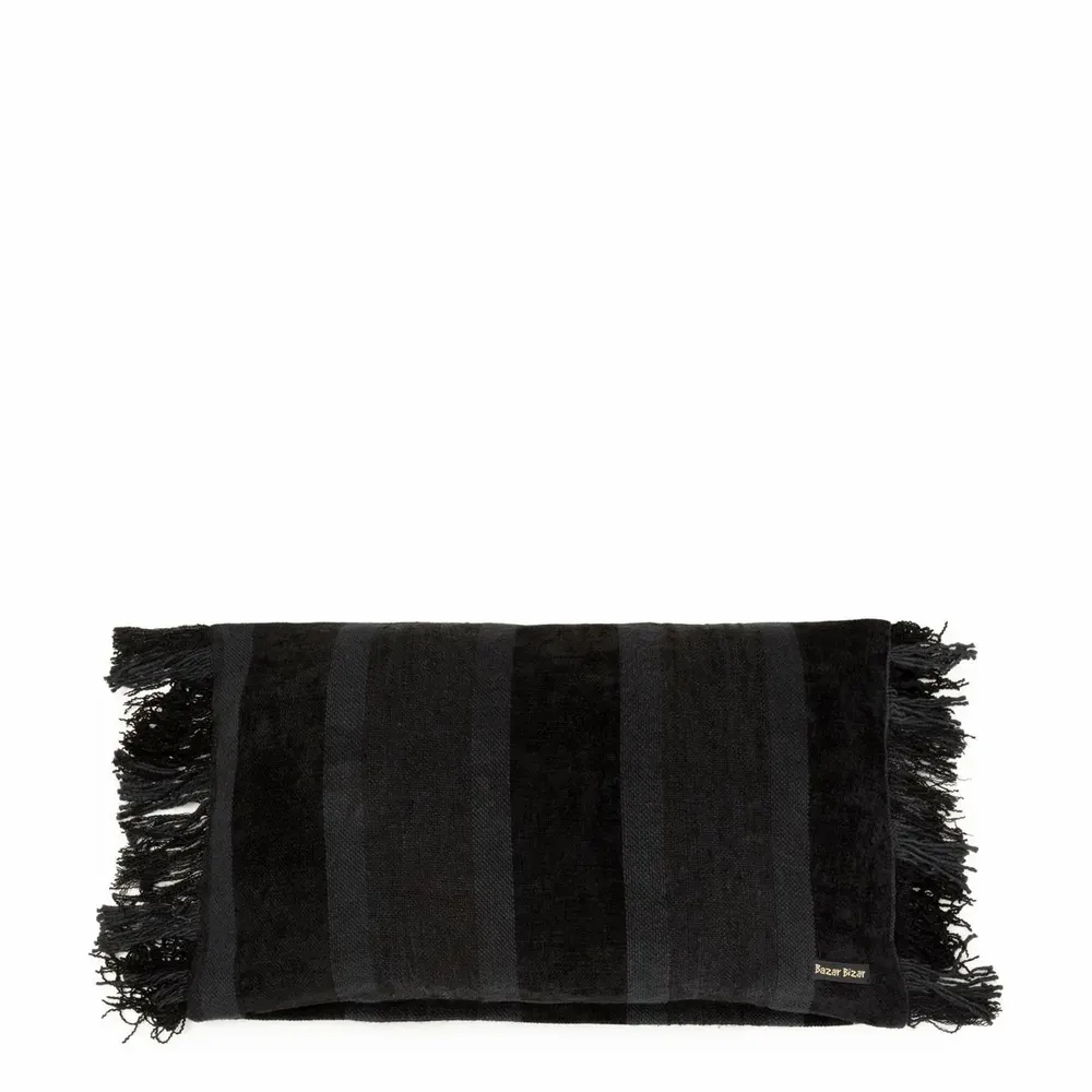 Coussins - La Housse de Coussin Oh My Gee - Velours Noir - 30x50 - BAZAR BIZAR LIVING