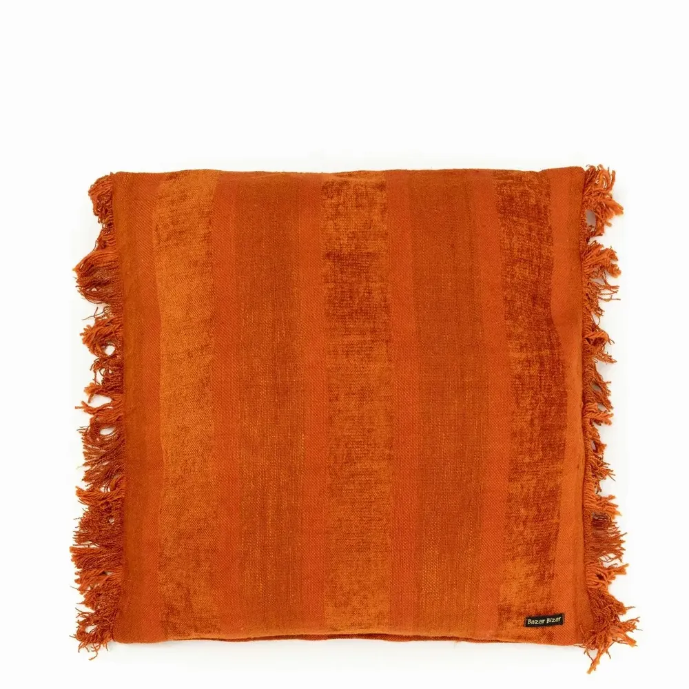 Cushions - The Oh My Gee Cushion Cover - Rust Velvet - 60x60 - BAZAR BIZAR LIVING