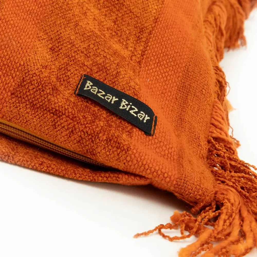 Cushions - The Oh My Gee Cushion Cover - Rust Velvet - 60x60 - BAZAR BIZAR LIVING