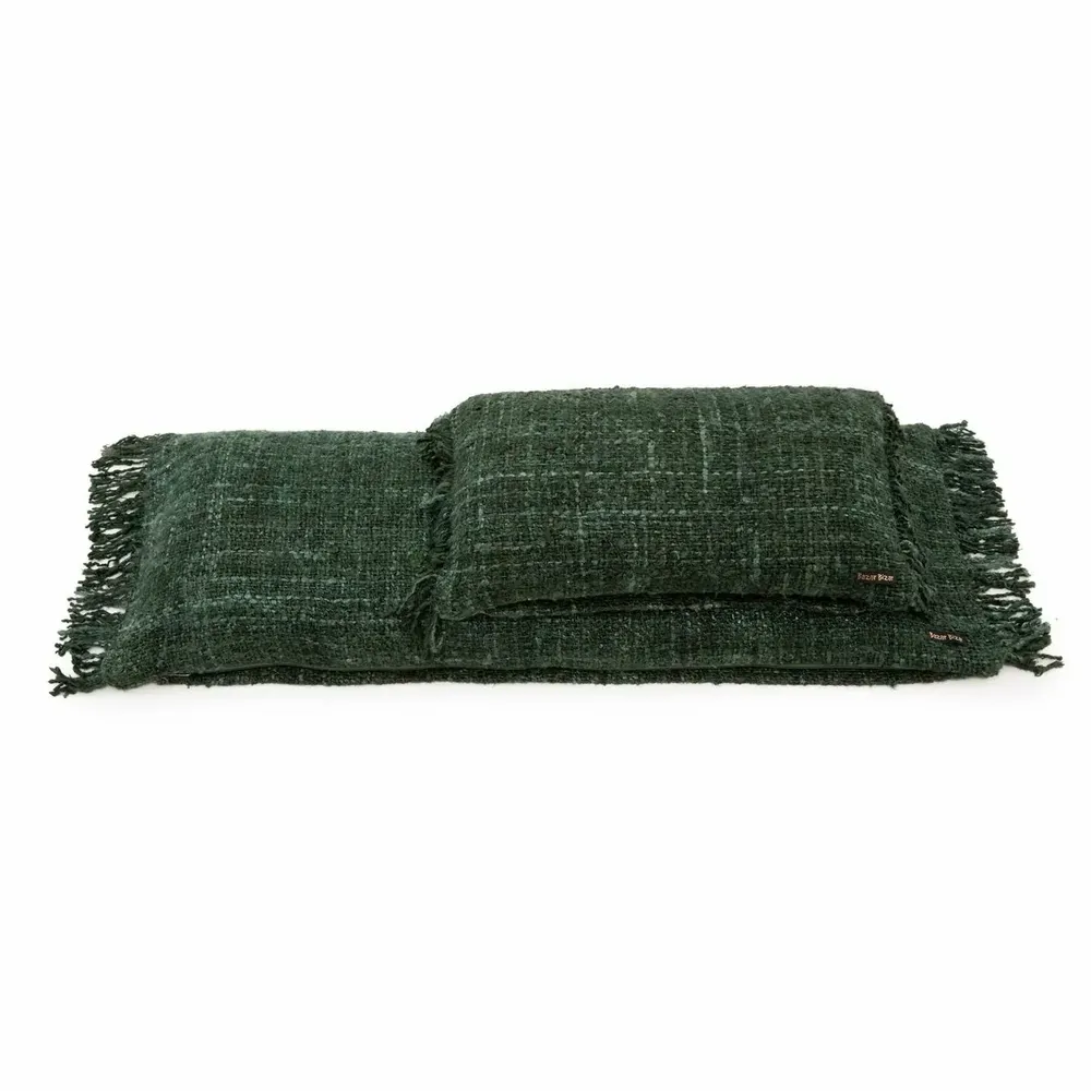 Coussins - La Housse De Coussin Oh My Gee - Vert Forêt - 35x100 - BAZAR BIZAR LIVING