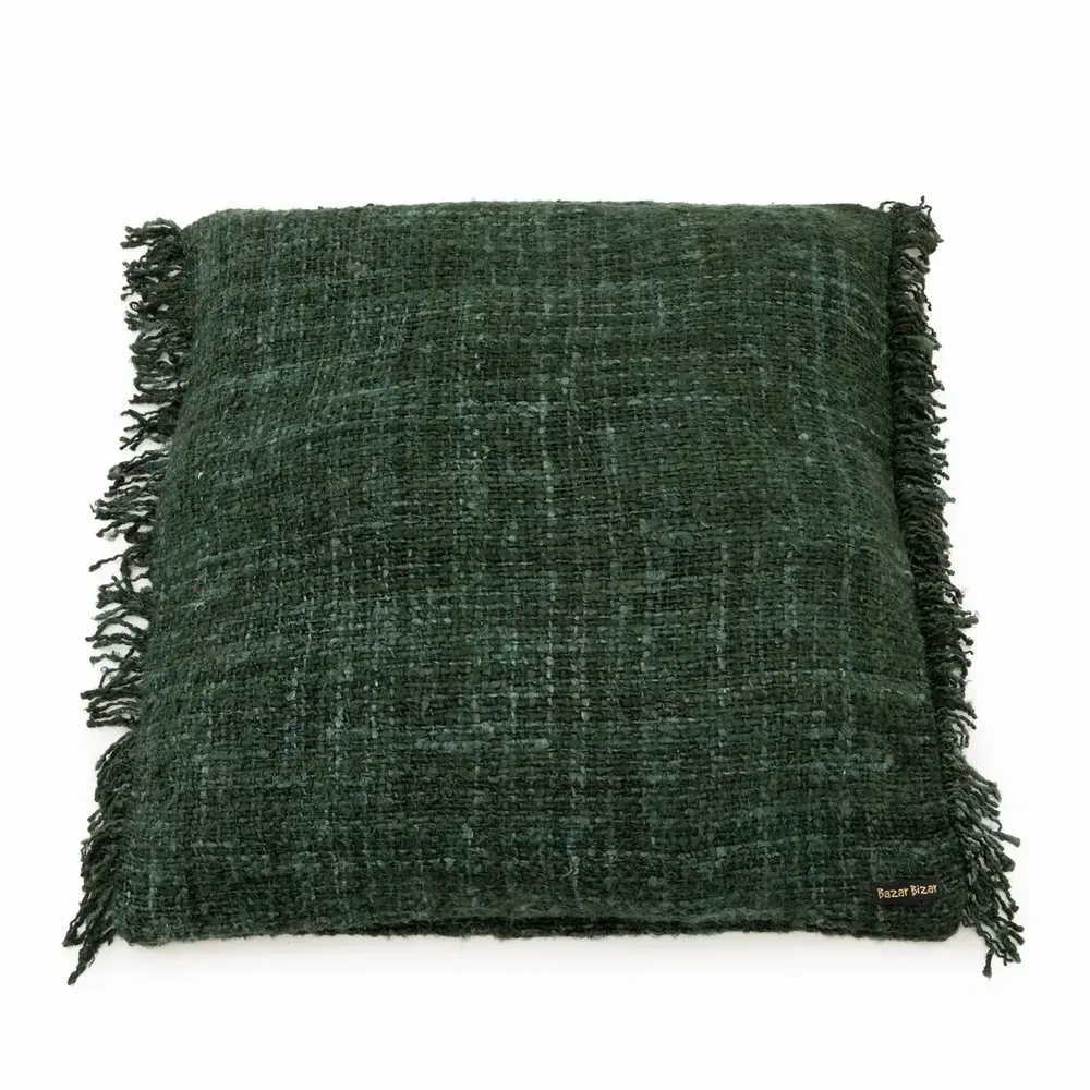 Cushions - The Oh My Gee Cushion Cover - Forest Green - 60x60 - BAZAR BIZAR LIVING