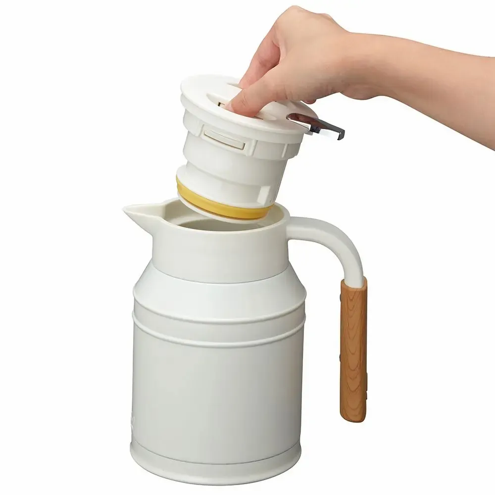 Tea and coffee accessories - Thermos 1L, stainless steel desktop thermal pot tank/Mosh! - ABINGPLUS