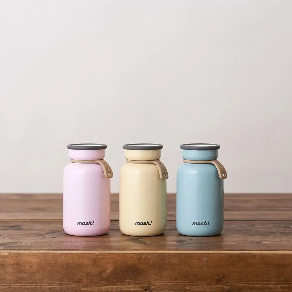 Accessoires de voyage - Gourde isotherme Bottle Latte 330 ml en inox / Mosh ! - ABINGPLUS