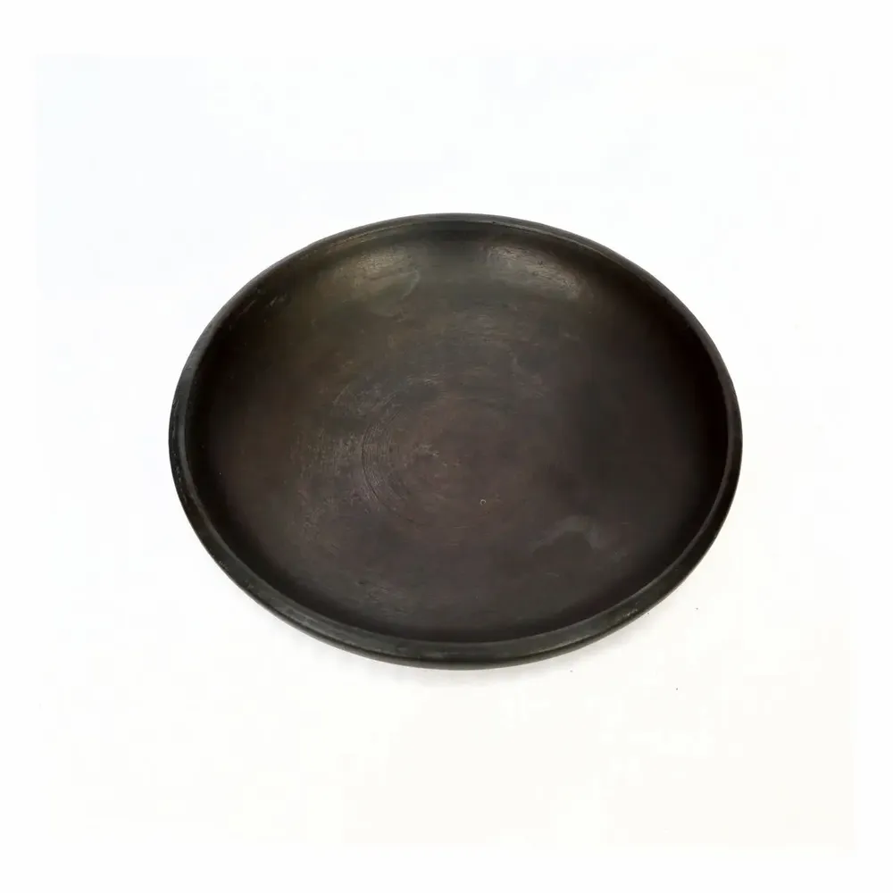 Plats et saladiers - L'Assiette Classique Brûlée - Noir - M - BAZAR BIZAR LIVING