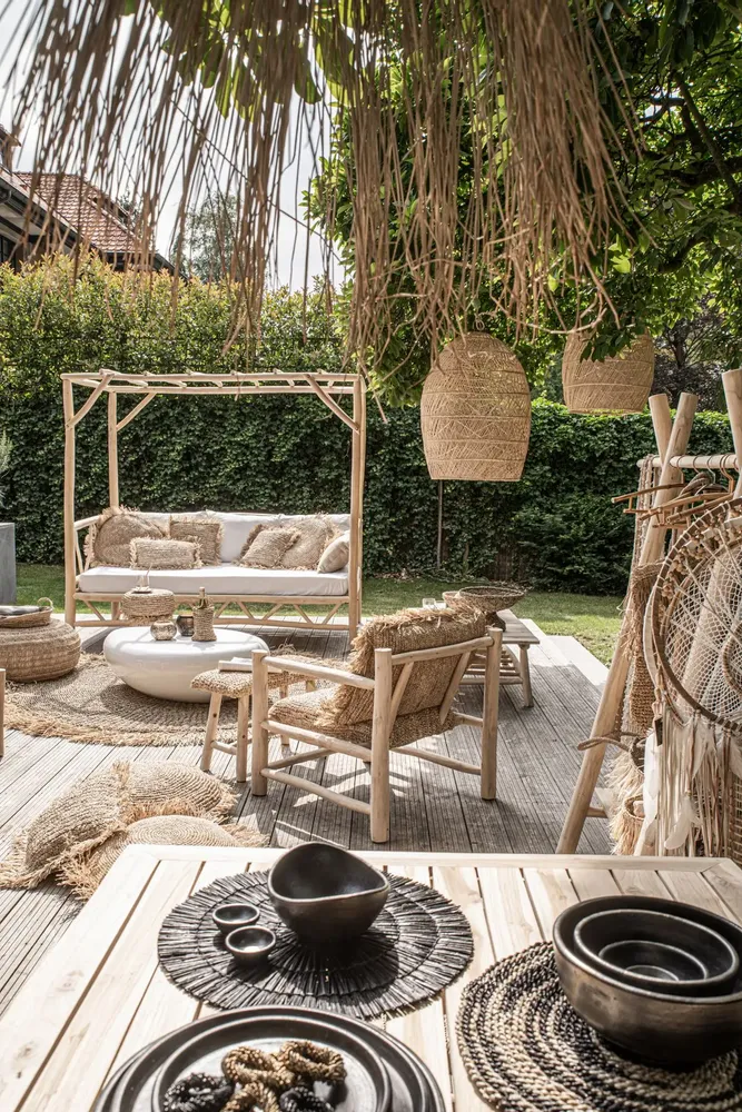 Platter and bowls - The Burned Plate - Black - L - BAZAR BIZAR LIVING