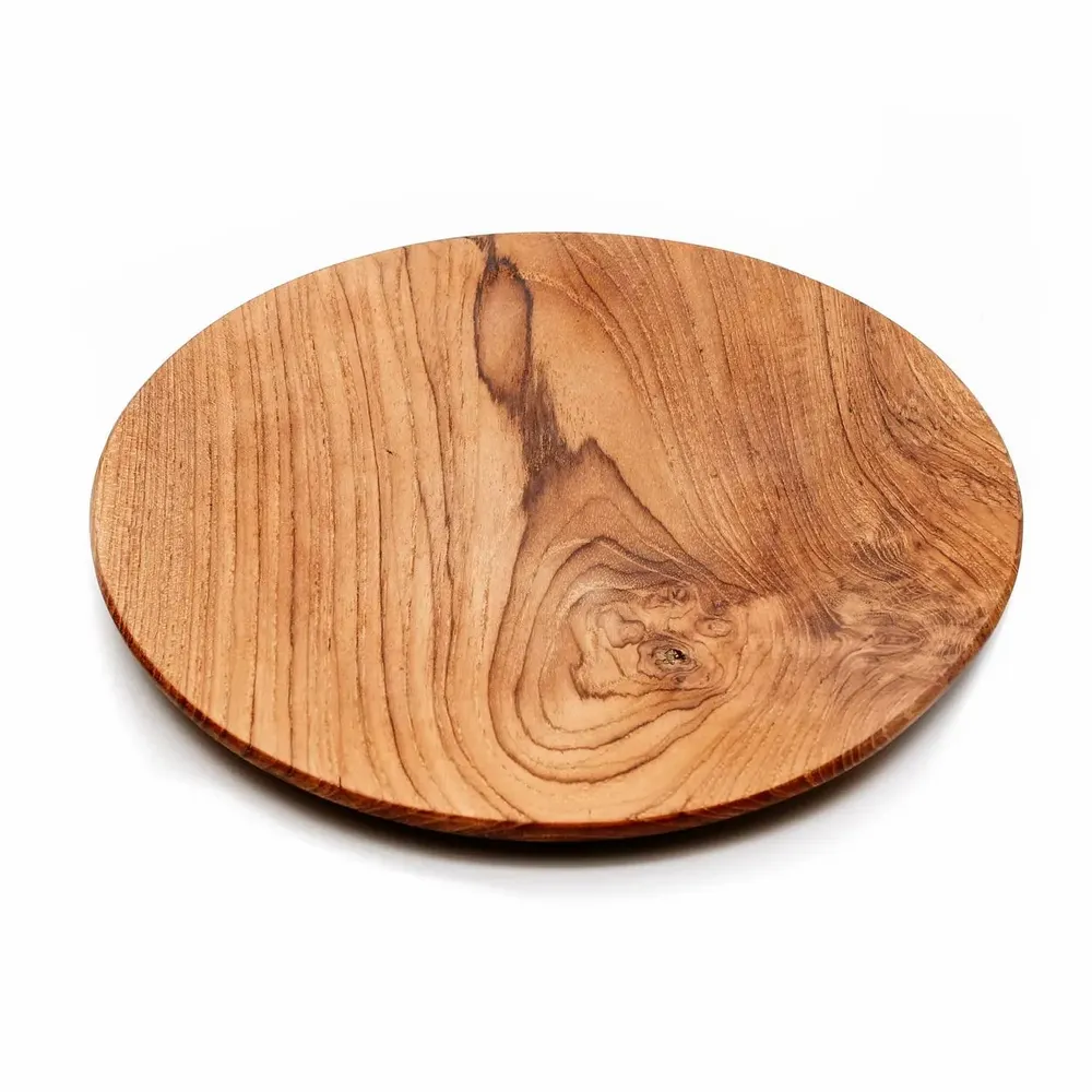 Plats et saladiers - L'Assiette RondeTeak Root - XL - BAZAR BIZAR LIVING