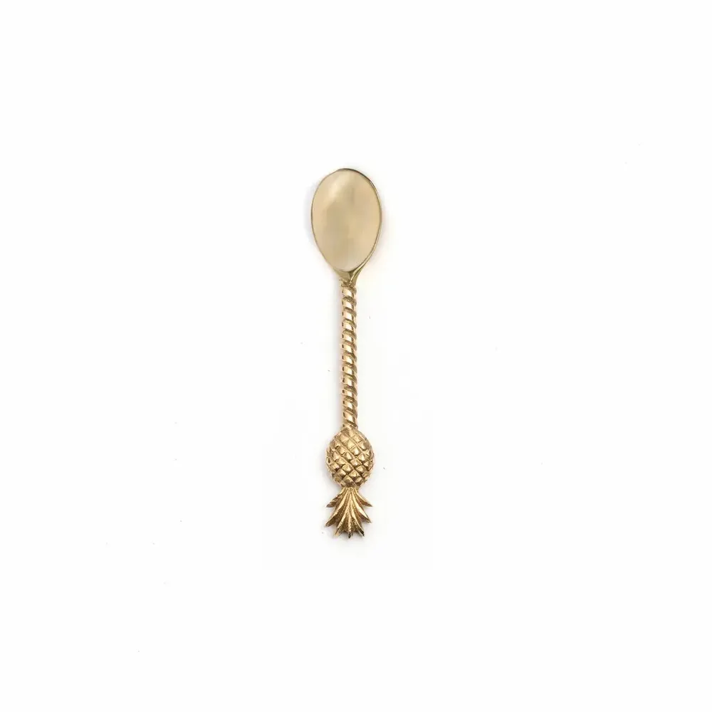 Flatware - The Pineapple Tea Spoon - Gold - BAZAR BIZAR LIVING