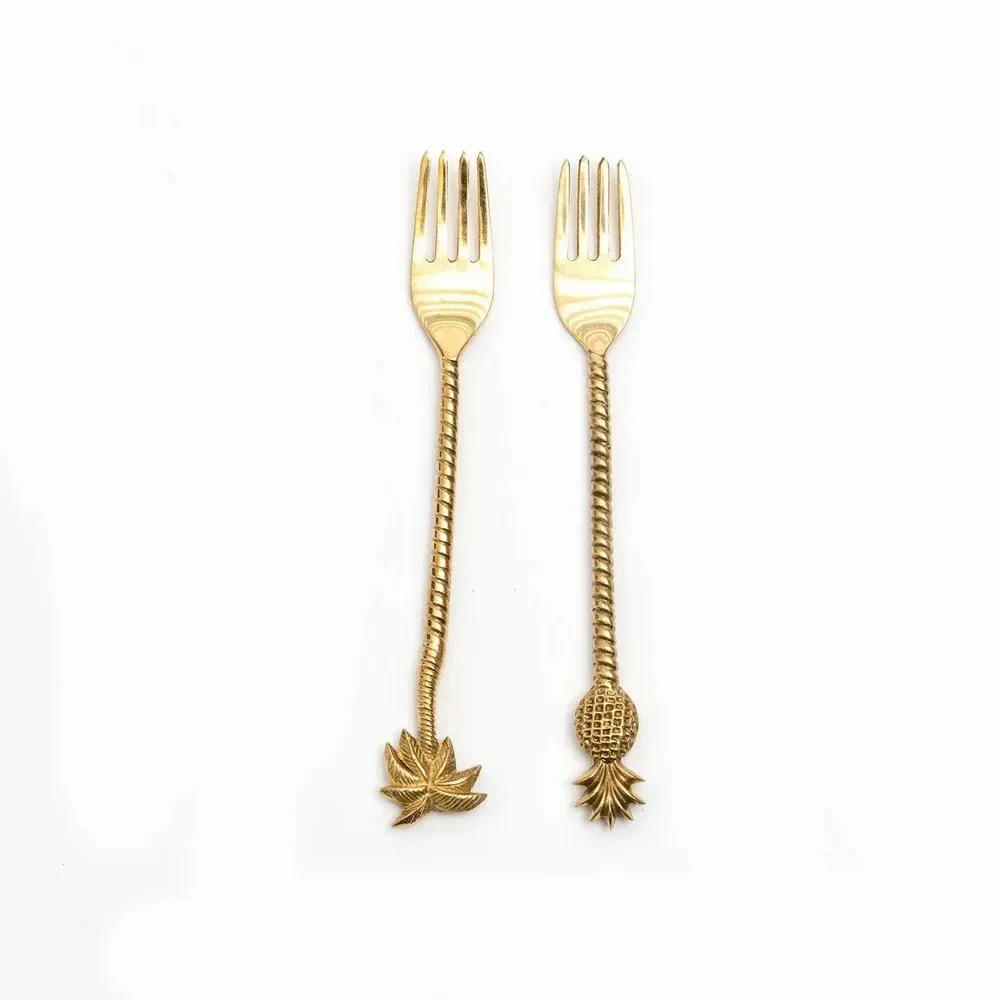 Fourchettes - La fourchette à ananas - Dorée - BAZAR BIZAR LIVING