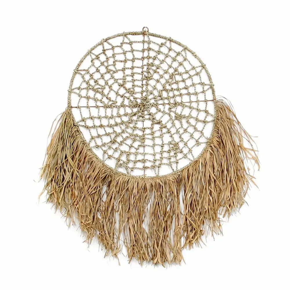 Other wall decoration - The Raffia Dreamcatcher - Natural - BAZAR BIZAR LIVING