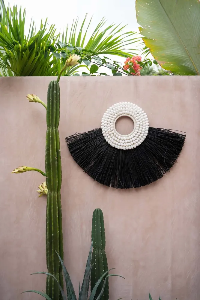 Other wall decoration - The Shell Alang Alang - Black - BAZAR BIZAR LIVING