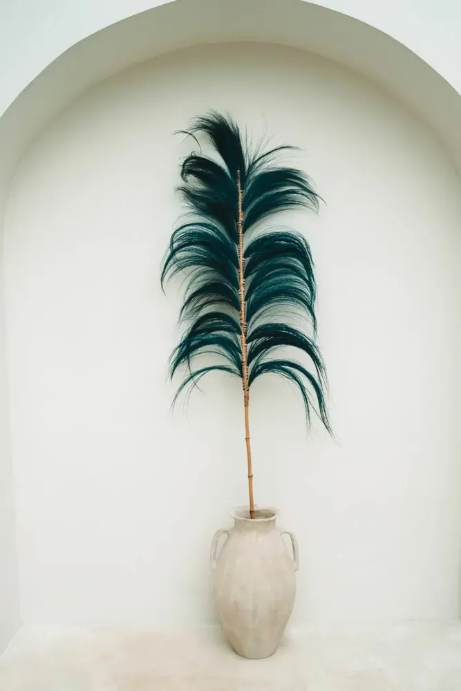 Decorative objects - The Stunning Leaf - Petrol - Set of 6 - BAZAR BIZAR LIVING