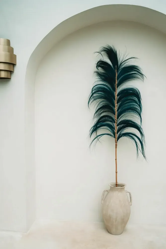 Decorative objects - The Stunning Leaf - Petrol - Set of 6 - BAZAR BIZAR LIVING