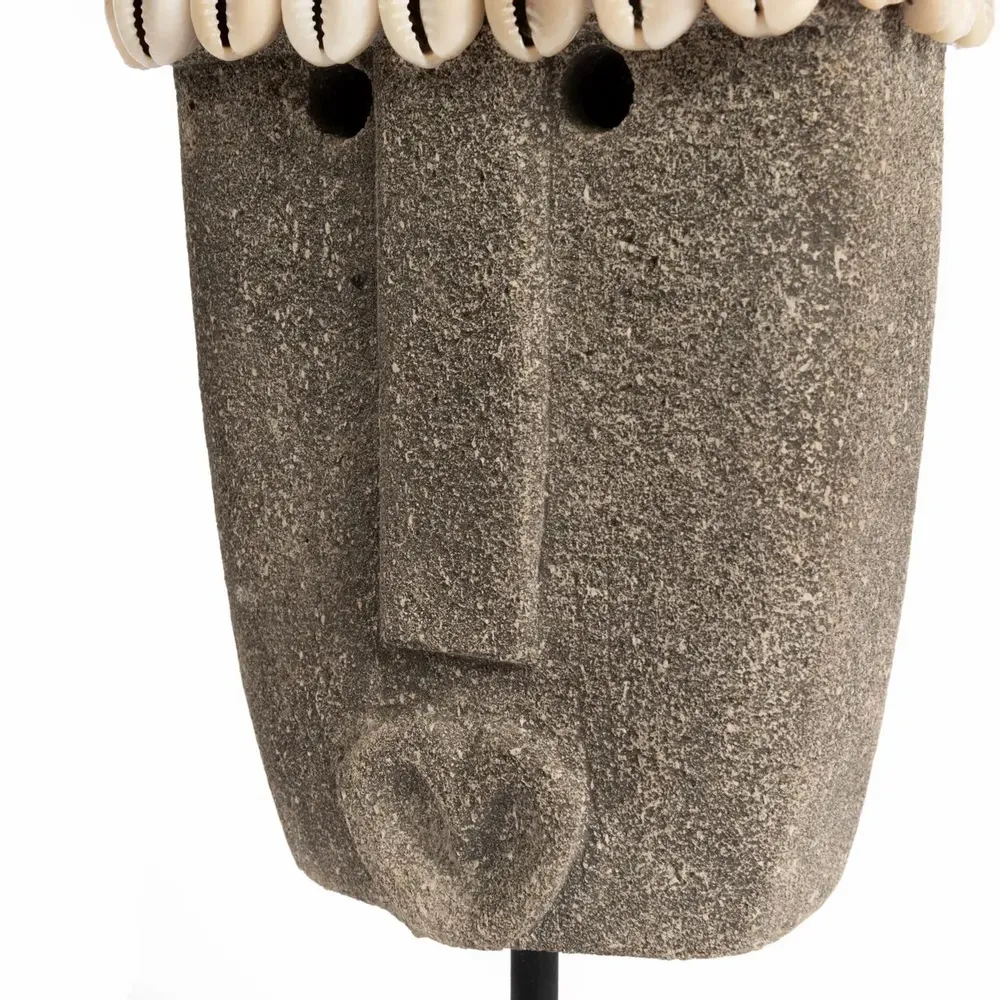 Sculptures, statuettes et miniatures - La pierre de Sumba #32 sur support - BAZAR BIZAR LIVING