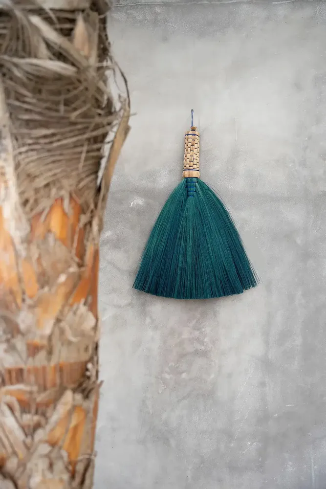 Decorative objects - The Sweeping Brush - Turquoise - BAZAR BIZAR LIVING