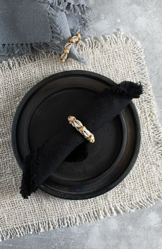 Objets de décoration - Le Rond De Serviette Coquillage - Set de 4 - BAZAR BIZAR LIVING