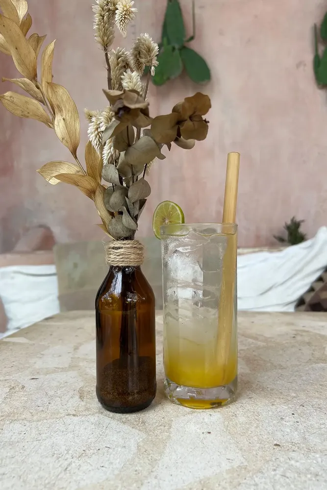 Ménagères - Les Pailles En Bambou - Lot De 10 - Avec Brosse De Nettoyage - BAZAR BIZAR LIVING