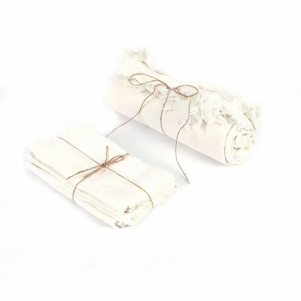 Linge de table textile - La Nappe en Lin - Blanc -150x150 - BAZAR BIZAR LIVING