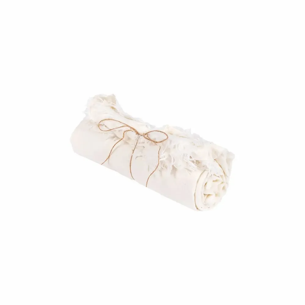 Linge de table textile - La Nappe en Lin - Blanc -150x150 - BAZAR BIZAR LIVING