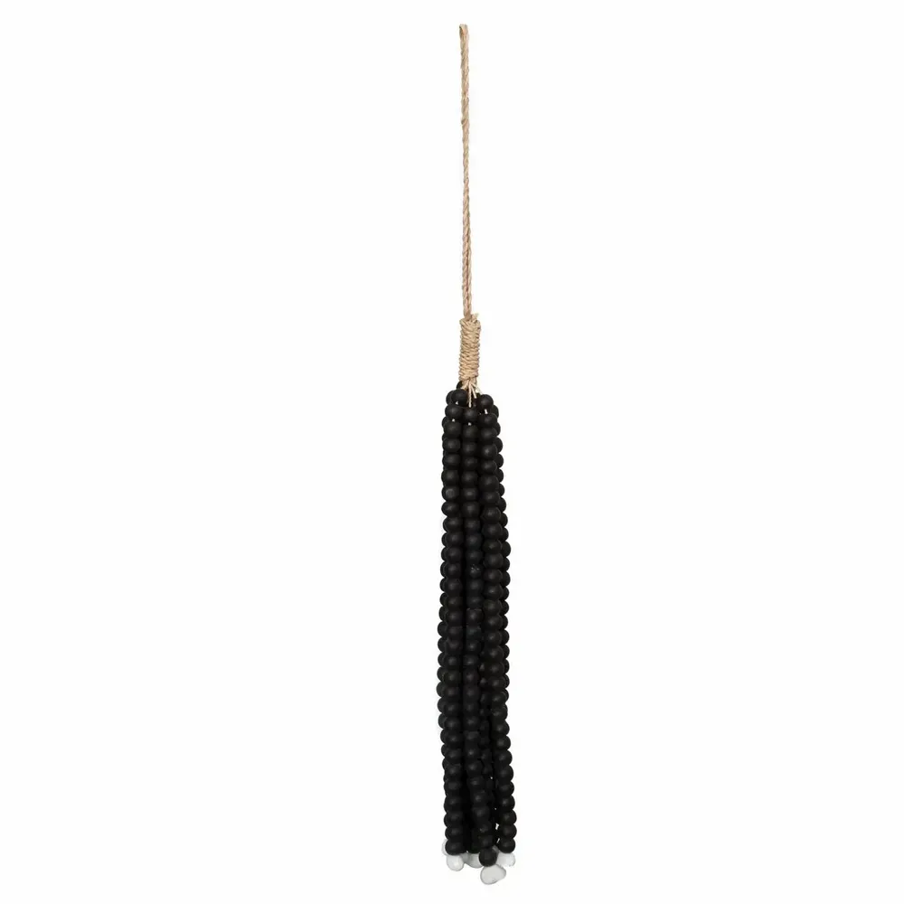 Objets de décoration - La Pompon En Perles De Bois - Noir - BAZAR BIZAR LIVING