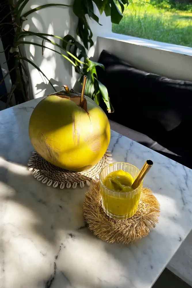 Maniques - Le Dessous De Plat Seagrass Shell - Naturel - BAZAR BIZAR LIVING