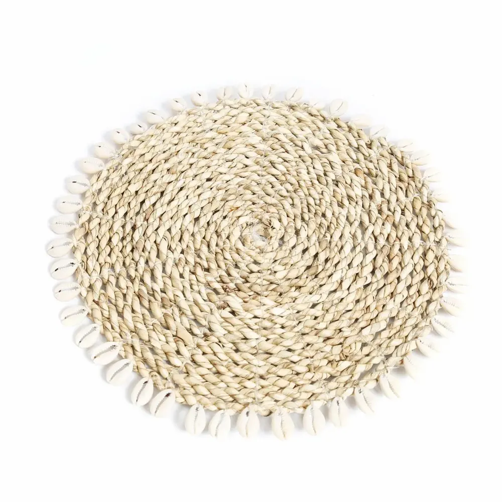 Maniques - Le Dessous De Plat Seagrass Shell - Naturel - BAZAR BIZAR LIVING